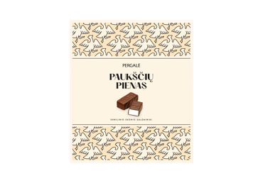Saldainiai PERGALĖ PAUKŠČIŲ PIENAS, 155 g