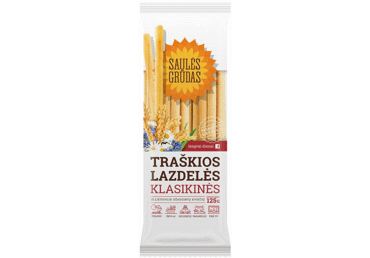 Traškios lazdelės KLASIKINĖS SAULĖS GRŪDAS, 125 g