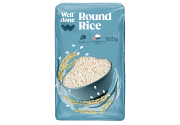 Round rice WELL DONE, 800 g