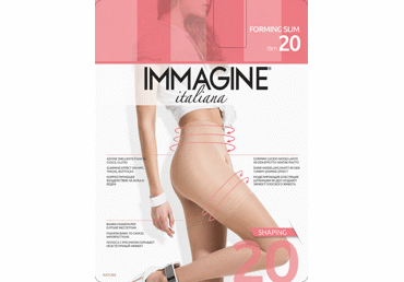 Moteriškos pėdkelnės IMG FORMING SLIM 20 den, 4 dydis, nature