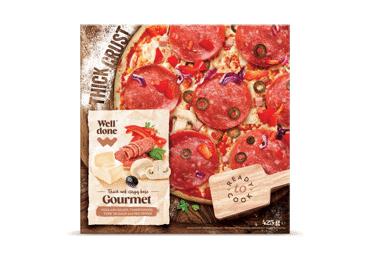 Šaldyta storapadė pica „Gourmet“, WELL DONE, 425 g