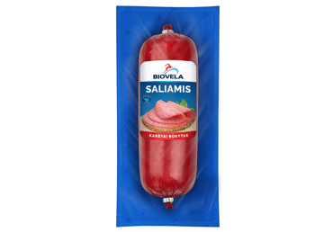 Hot smoked salami BIOVELA, I r., 280 g