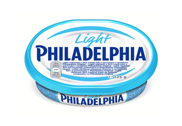 Tepamasis sūris PHILADELPHIA LIGHT, 11 % rieb., 125 g
