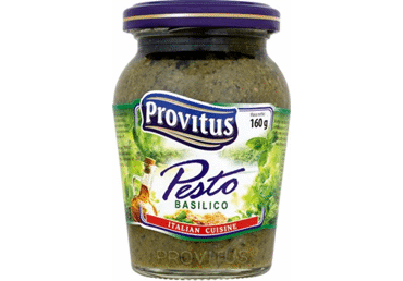 Klasikinis pesto padažas PROVITUS su bazilikais, 160 g