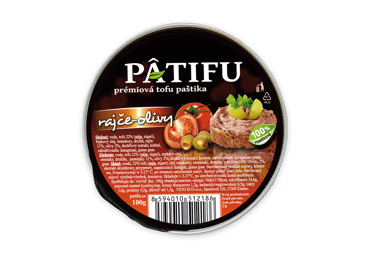 Tofu užtepėlė su pomidorais ir alyvuogėmis, 100 g