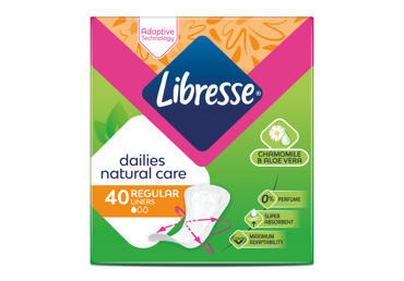 Higieniniai įklotai LIBRESSE NATURAL NORMAL, 40 vnt.