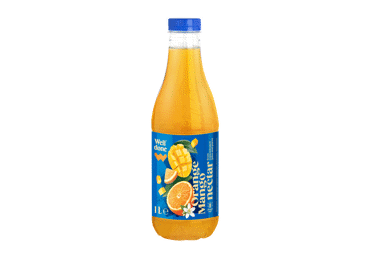 Apelsinų, mangų nektaras WELL DONE, 1 l