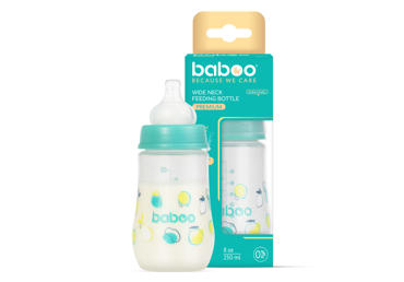 BABOO® antikolinis maitinimo buteliukas, 250 ml, 3+ mėn