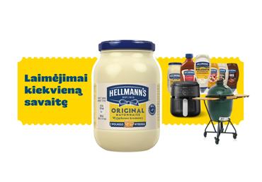Majonezas HELLMANN'S ORIGINAL, 76 % rieb., 210 ml