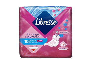 Higieniniai paketai LIBRESSE ULTRA NORMAL DEO, 10 vnt.