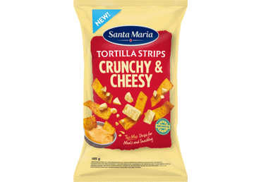 Kukurūzų traškučiai SANTA MARIA, sūrio skonio, 185 g