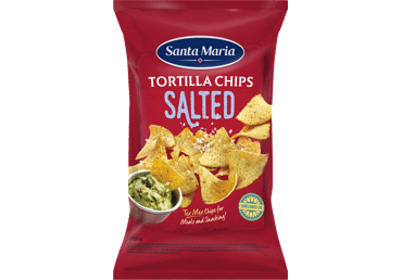Kukurūzų traškučiai SANTA MARIA TEX MEX su druska, 185 g