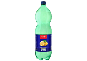 Gazuotas gėrimas RASA, citrinų skonio, 2 l