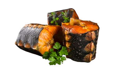 Karštai rūkytų sibirinių eršketų kepsneliai, 1 kg