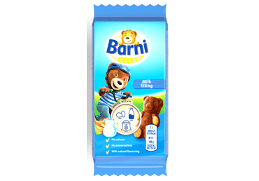 Pastry BARNI with milk filling, 30 g