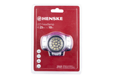 Galvos žibintas HENSKE, HG-HL001