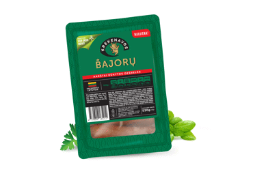 Karštai rūkytos BAJORŲ dešrelės, I. r., 530 g