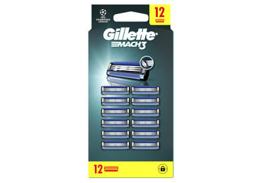 Skustuvo galvutės GILLETTE MACH3, 12vnt