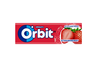 Kramtomoji guma ORBIT, braškių skonio, 14 g