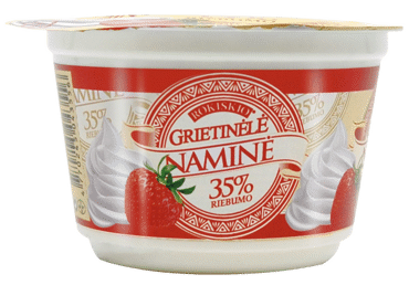 ROKIŠKIO NAMINĖ grietinėlė, 35 % rieb., 200 ml