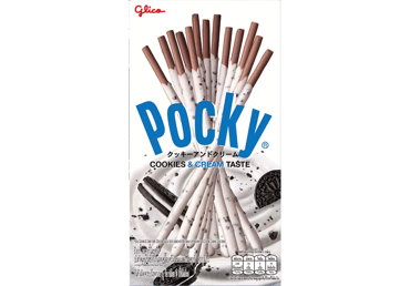 Lazdelės su sausainių skonio glaistu POCKY, 40 g