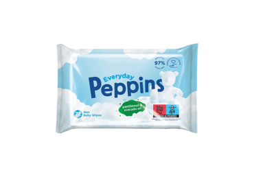Влажные детские салфетки PEPPINS EVERYDAY, 72 шт.