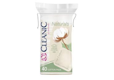 Vatos padeliai CLEANIC NATURALS, 40 vnt., 40 vnt.