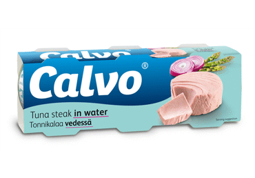 Nesmulkinti tunai CALVO savo sultyse, 240 g