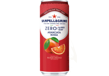 Blood orange juice drink SANPELLEGRINO ZERO, 330 ml