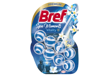 WC valiklis-gaiviklis BREF SPA MOMENTS VITALITY, 100 g