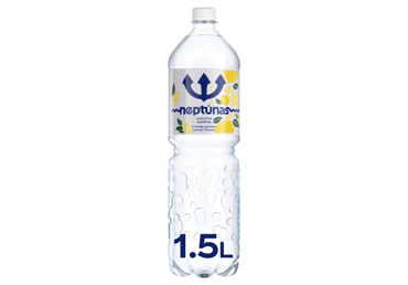 Gazuotas vanduo NEPTŪNAS, citrinų skonio, 1.5 l