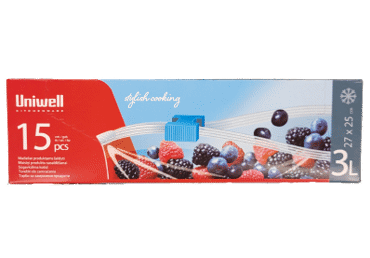 Šaldymo maišeliai UNIWELL, 3 l, 1 vnt.