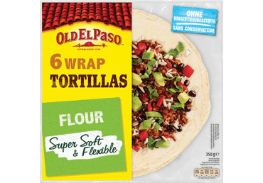 Kvietinės tortilijos OLD EL PASO, 350 g