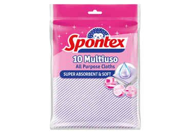 Universaliosios šluostės SPONTEX MULTIUSO, 10 vnt., 10 vnt.