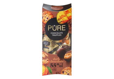 Набор трюфелей из черного шоколада PURE CHOCOLATE, 108 г