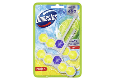 Tual. gaiviklis ir valiklis DOMESTOS POWER 5 LIME, 2 x 50 g, 100 g