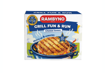 Cheese product for baking RAMBYNO GRILL, 45% fat, 110 g