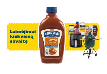 Aštrus kečupas HELLMANN'S, 470 g