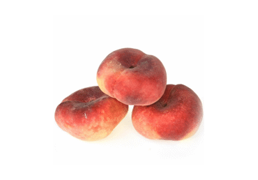 Flat peaches with white flesh, 500 g