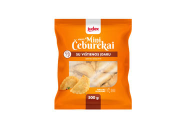 Šaldyti maži čeburekai JUDEX su vištienos įdaru, 500 g