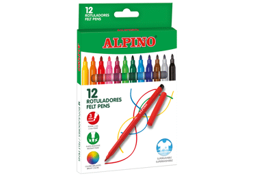 Flomasteriai ALPINO (12 vnt.), 1 vnt.