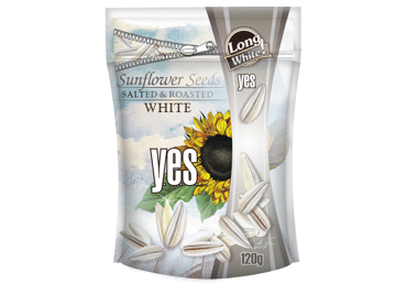 Sūdytos baltosios saulėgrąžos YES, 120 g