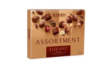 Šokoladinių saldainių rinkinys ROSHEN ASSORTMENT ELEGANT, 145 g