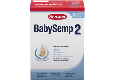 Pieno mišinys SEMPER  BABYSEMP2, nuo 6 mėn., 800 g