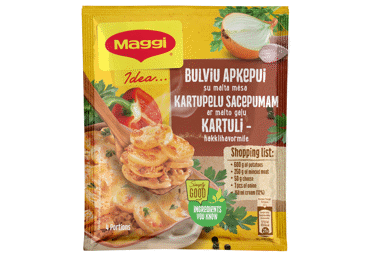 Ruošinys MAGGI IDEA bulvių apkepui su malta mėsa kepti, 42 g