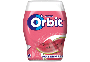 Жевательная резинка ORBIT, арбузный вкус, 64 г