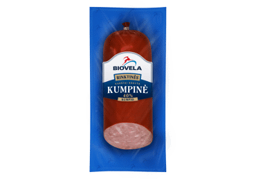 Karštai rūkyta BIOVELA kumpinė dešra, a. r., 300 g