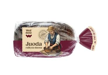Juoda raikyta duona WELL DONE, 800 g