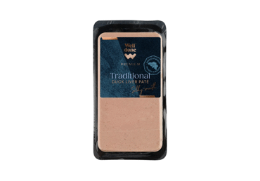 Ančių kepenėlių paštetas WELL DONE PREMIUM, nerūšinis, 150 g