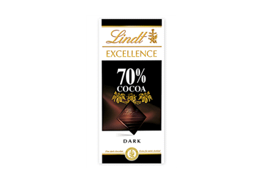 Juodasis šokoladas (70 %) LINDT EXCELLENCE, 100 g